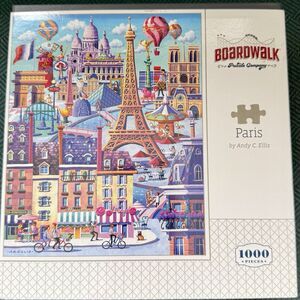 Boardwalk Puzzles Paris 1000 Piece Jigsaw Puzzle Preowned
